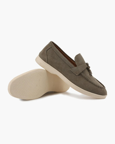Suède lady loafers
