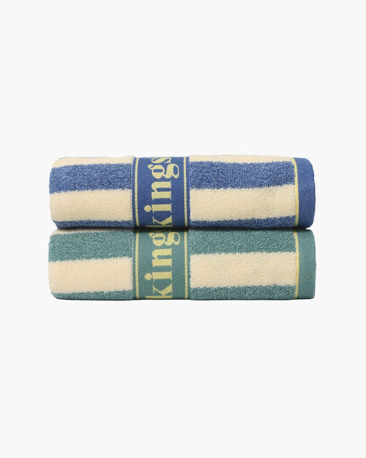 Gestreepte handdoek