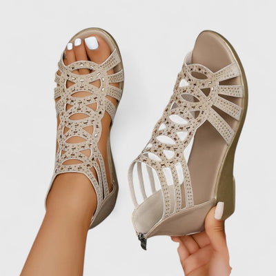 Mindy comfortabele platte sandalen