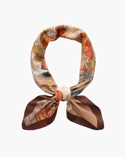 Sjaal met bloemenprint