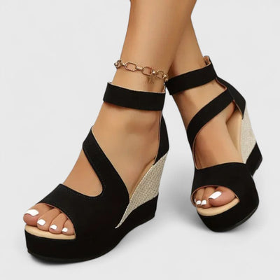 Zynavielle sleehaksandalen met enkelbandje