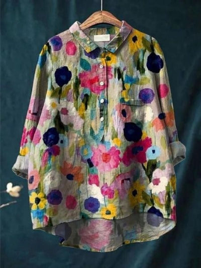 Monette bloemenblouse