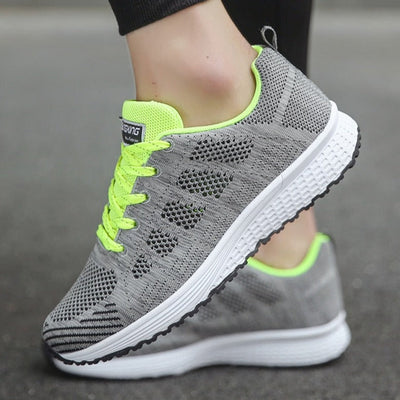 Emma | Casual dames wandelsneakers met veters