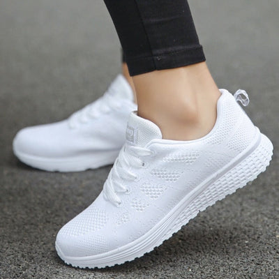 Emma | Casual dames wandelsneakers met veters
