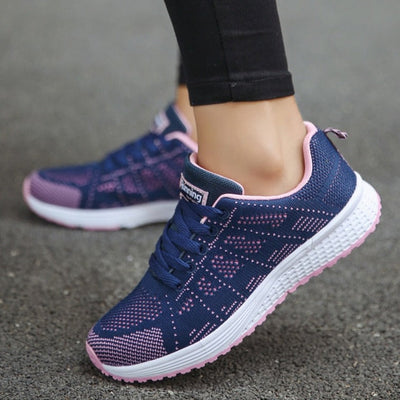 Emma | Casual dames wandelsneakers met veters