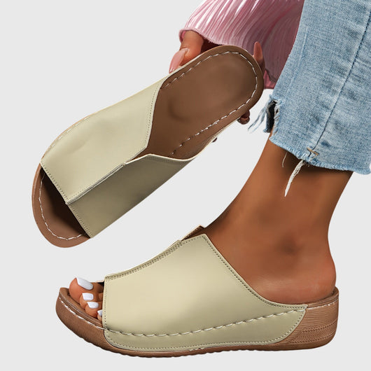 Alicia comfortabele platte sandalen