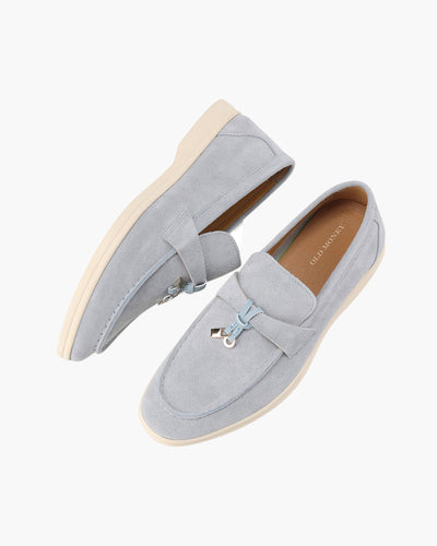 Suède lady loafers