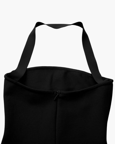 Halterneck maxijurk met smalle pasvorm