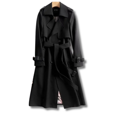 Amira | Klassieke dames wintertrenchcoat met ceintuur