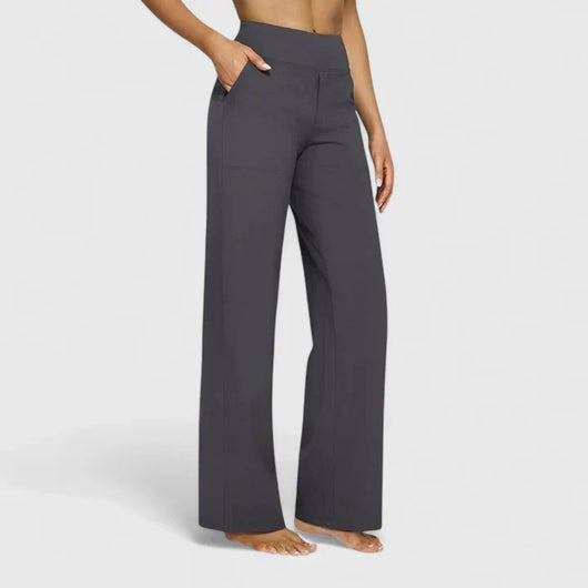 Nadine | Wijde dames loungebroek met elastische band