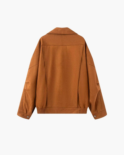 Vintage jas in suèdelook