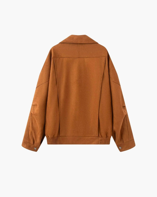Vintage jas in suèdelook