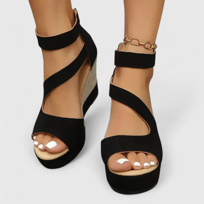 Zynavielle sleehaksandalen met enkelbandje