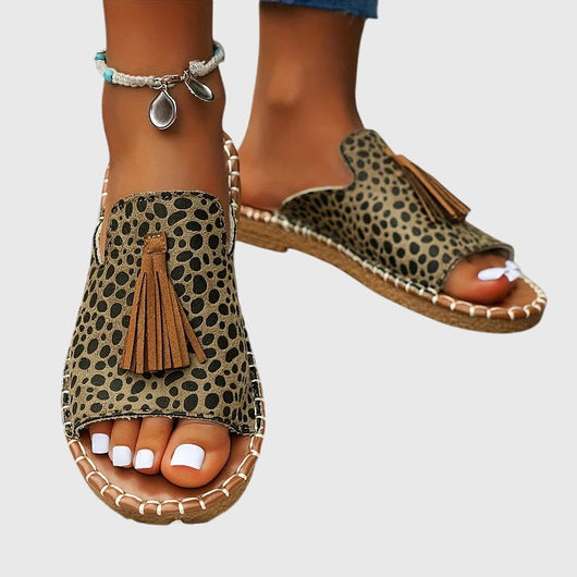 Lorraine comfortabele platte sandalen