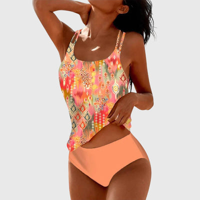 Martina | Dames tankiniset met print