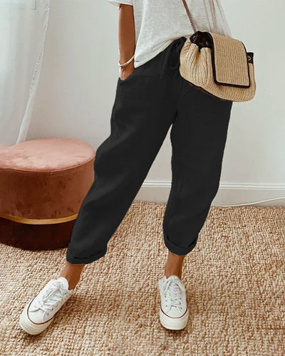 Remy elegante broek met zachte band
