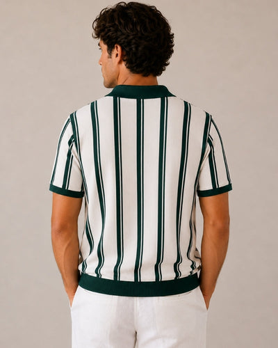 Modena polo met halve rits