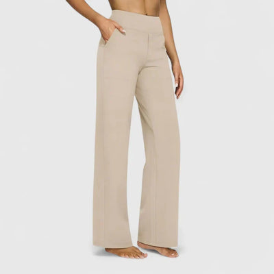 Nadine | Wijde dames loungebroek met elastische band