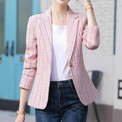 Anna | Casual dames kantoorblazer met enkele knoop