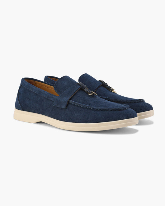 Suède lady loafers