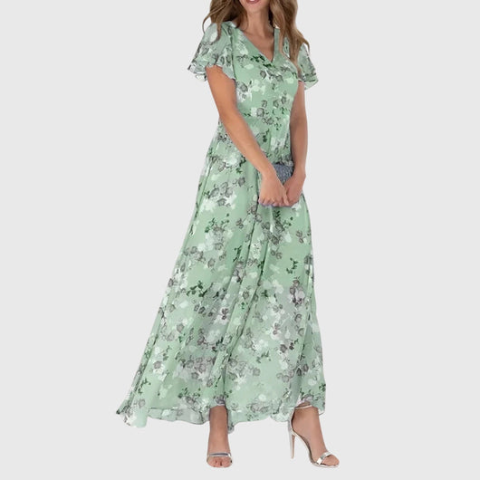 Lola | Flatteuze wikkel midi-jurk