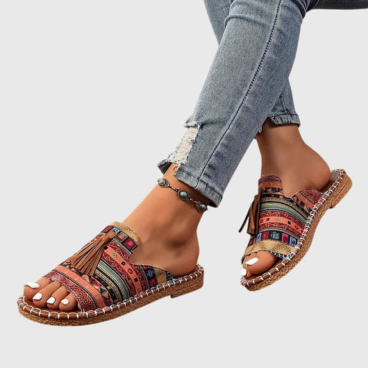 Lorraine comfortabele platte sandalen