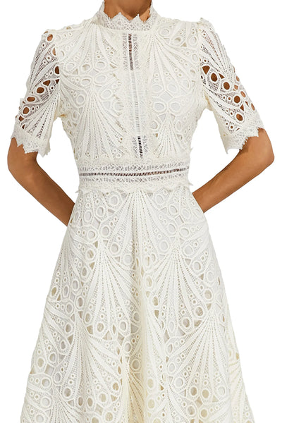 Jasmin | Chique dames midijurk van kant