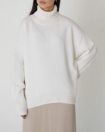 Claudia | Casual oversized damestrui met hoge hals