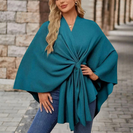Veronika | Dames topje in capestijl met knoop aan de voorkant