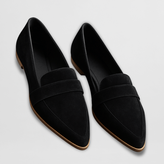 Magdalena | Dames suède loafers met spitse neus voor het voorjaar