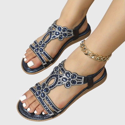 Blessy sandalen met hielbandje