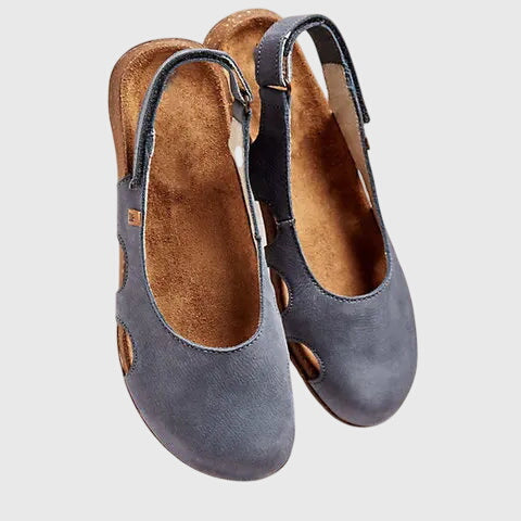 Faye comfortabele platte sandalen
