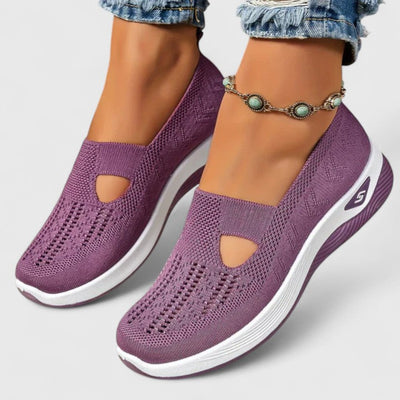 Regine | Ademende dames instapsneakers van mesh
