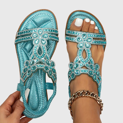 Blessy sandalen met hielbandje