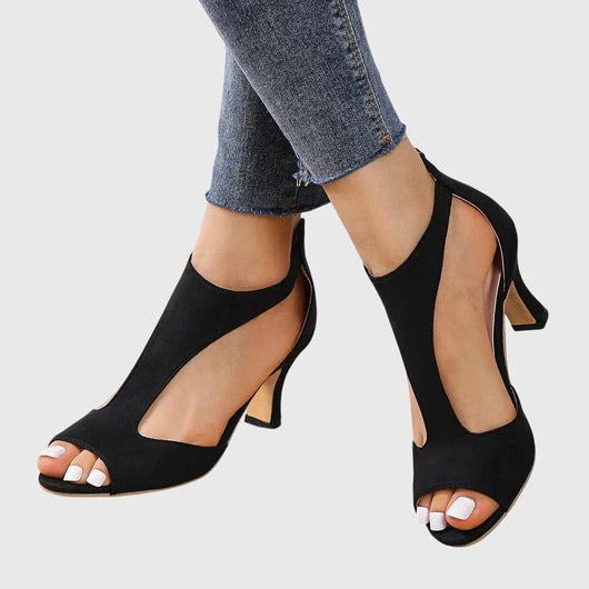 Delfina pumps met blokhak