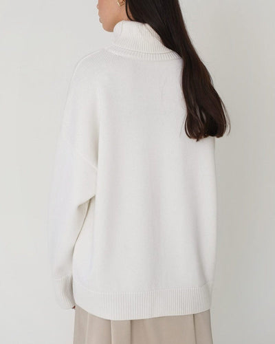 Claudia | Casual oversized damestrui met hoge hals