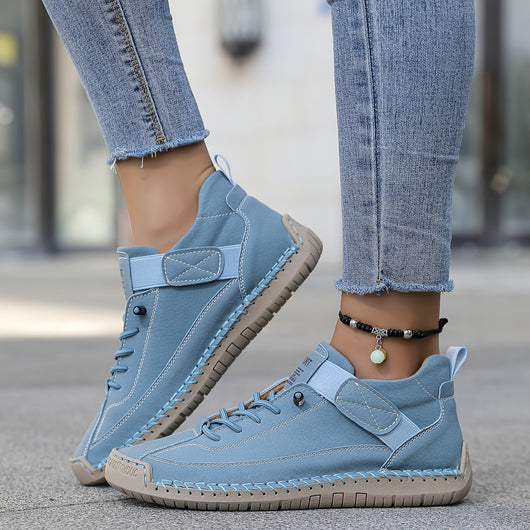 Andrea | Casual dames plateausneakers met veters