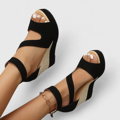 Zynavielle sleehaksandalen met enkelbandje