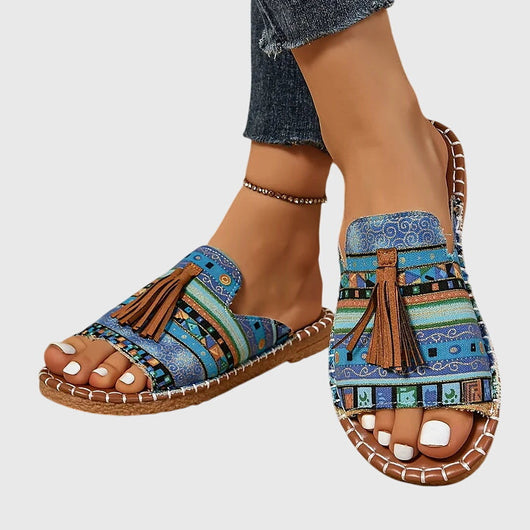 Lorraine comfortabele platte sandalen
