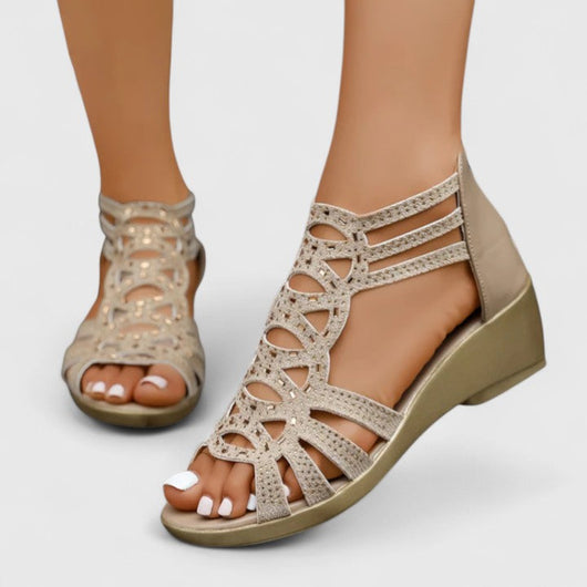 Mindy comfortabele platte sandalen