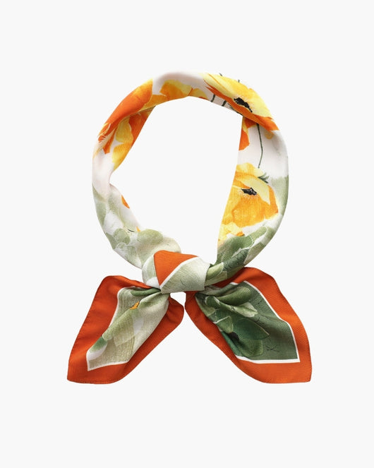 Sjaal met bloemenprint