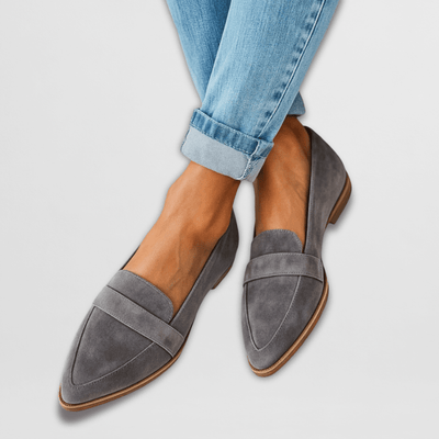 Magdalena | Dames suède loafers met spitse neus voor het voorjaar