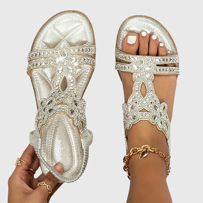 Blessy sandalen met hielbandje