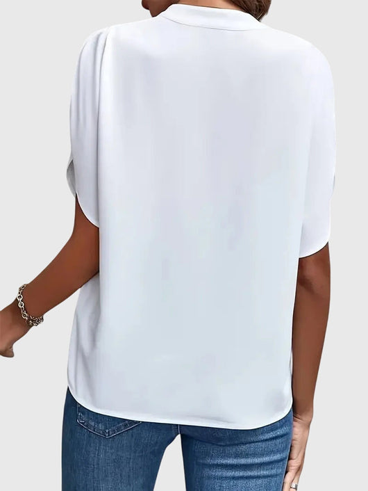 Beatrix zacht elegant shirt met V-hals