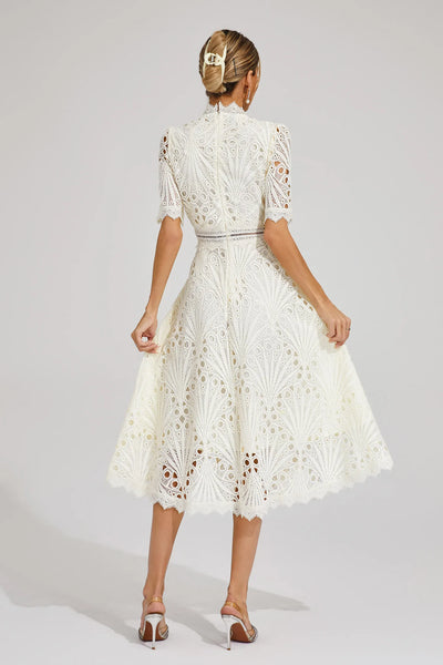 Jasmin | Chique dames midijurk van kant