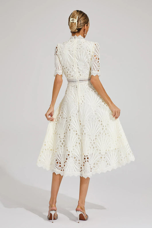 Jasmin | Chique dames midijurk van kant