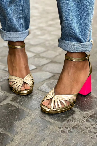 Milviana klassieke sandalen met enkelbandje