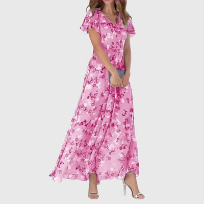 Lola | Flatteuze wikkel midi-jurk