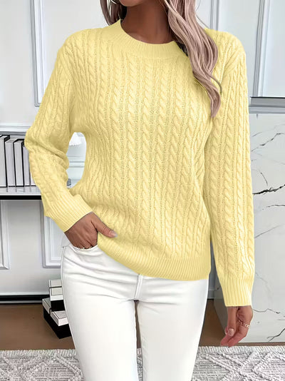 Doris | Behaaglijke dames wintertrui met kabeldessin