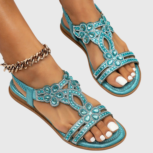 Blessy sandalen met hielbandje